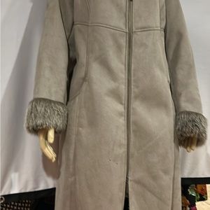 chicos women’s penny lane grey suede leather size 3